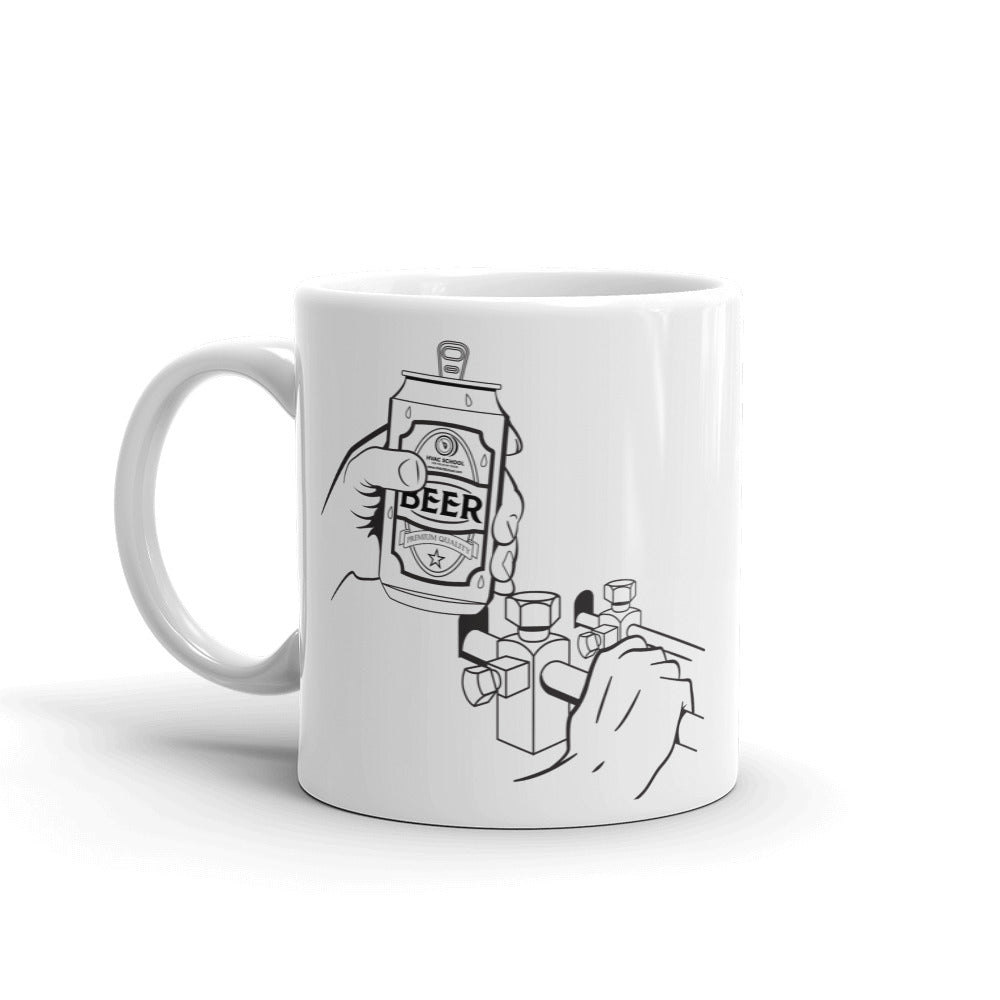 Beer Can Cold Mug
