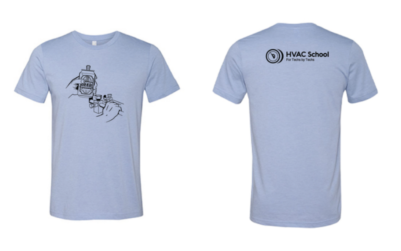 Beer online can shirt